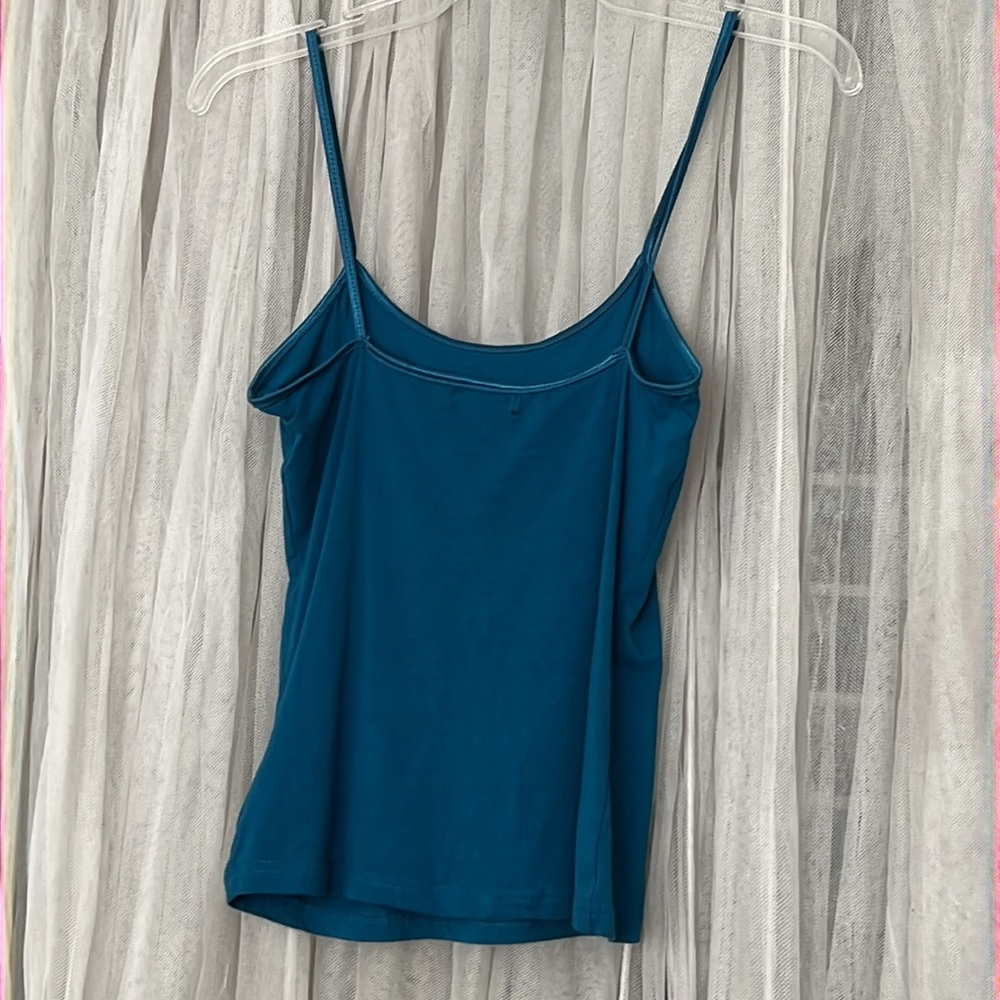 ⭐️ Forever 21 cami tank top cerulean blue spaghetti straps women size XS - Picture 4 of 10